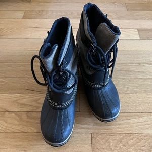 Sorel Women's Winter Fancy Lace II Boot Mid Calf Womens 7 Army Green/Black